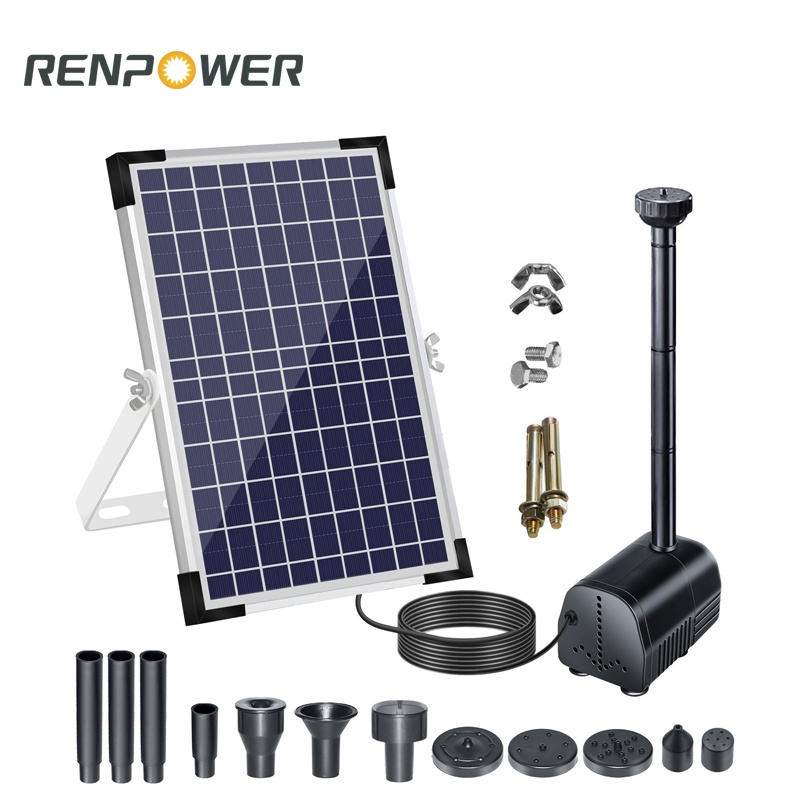 10W Solaris DC Output Hortus fons Pump Bird Baethin Fontis NOTDOOR High Power Solari Fontis