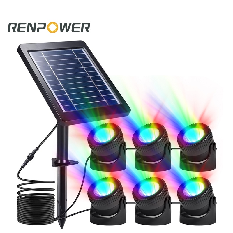 Novum Solaris DUXERIT luminaria IP68 Solari Underwater coloratum luminaria velit hortus lacus ornamentum luminatione