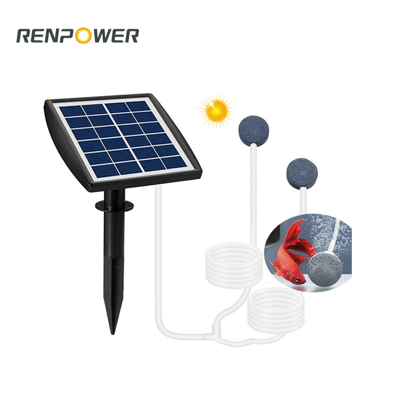 Novum solaris oxygeni pump 2W repono type velit piscantur atrium pisces piscina parva familia oxygeni machina