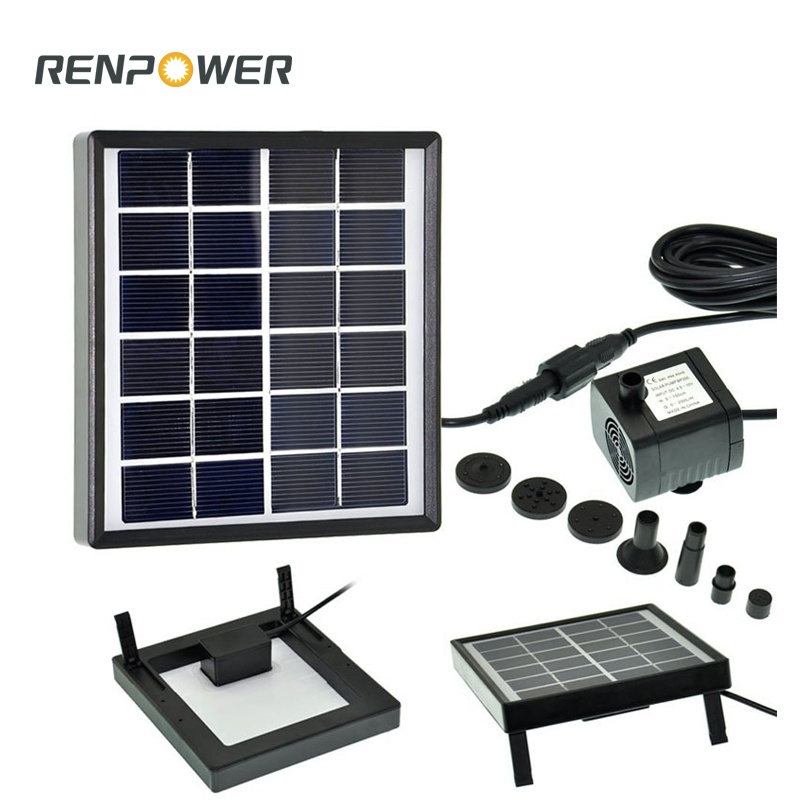 Solaris hortus minima 1.5w DC fons sentinam solaris minima landscape fons piscinam ornamentum sentinam